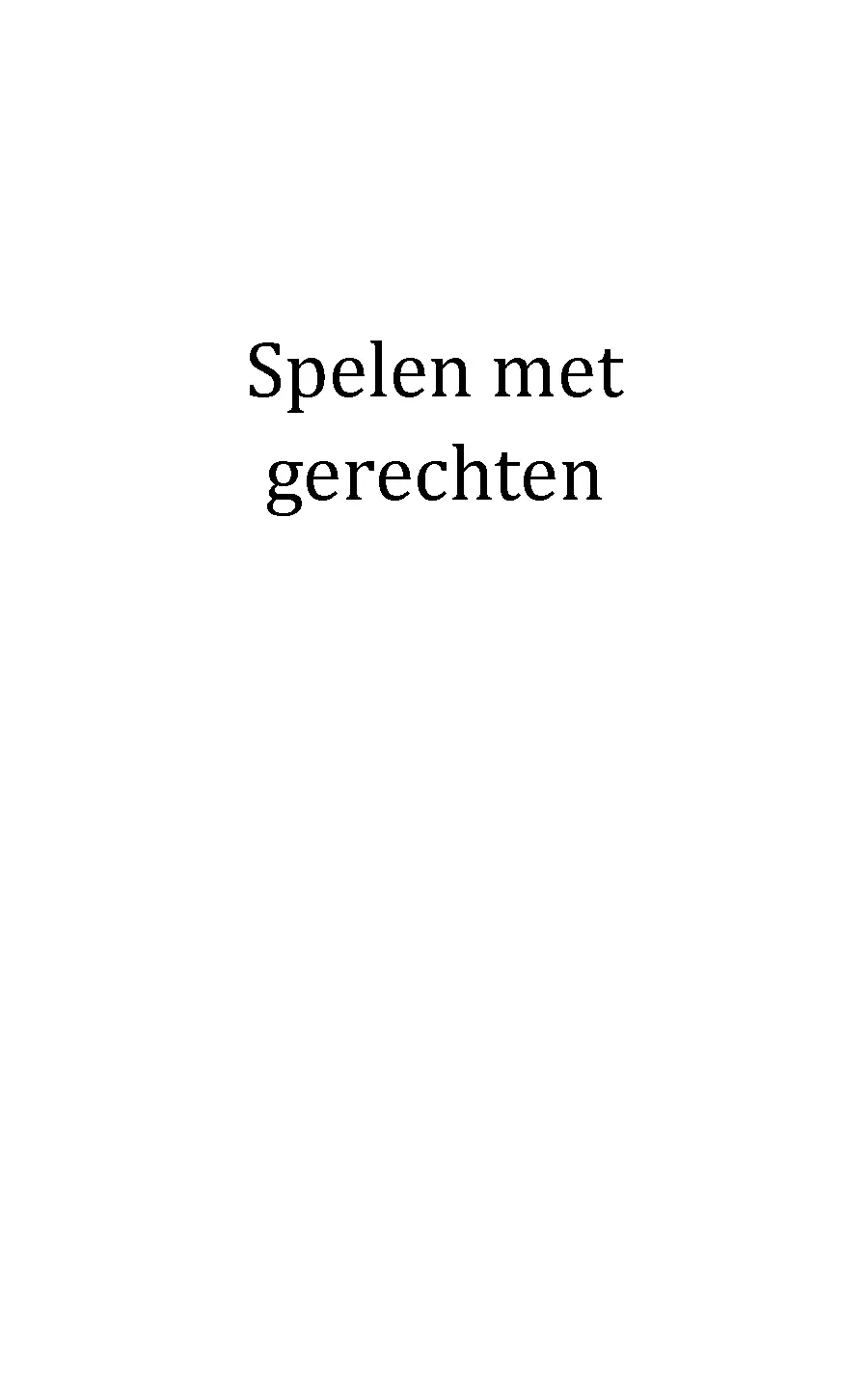 Voorbeeld pagina