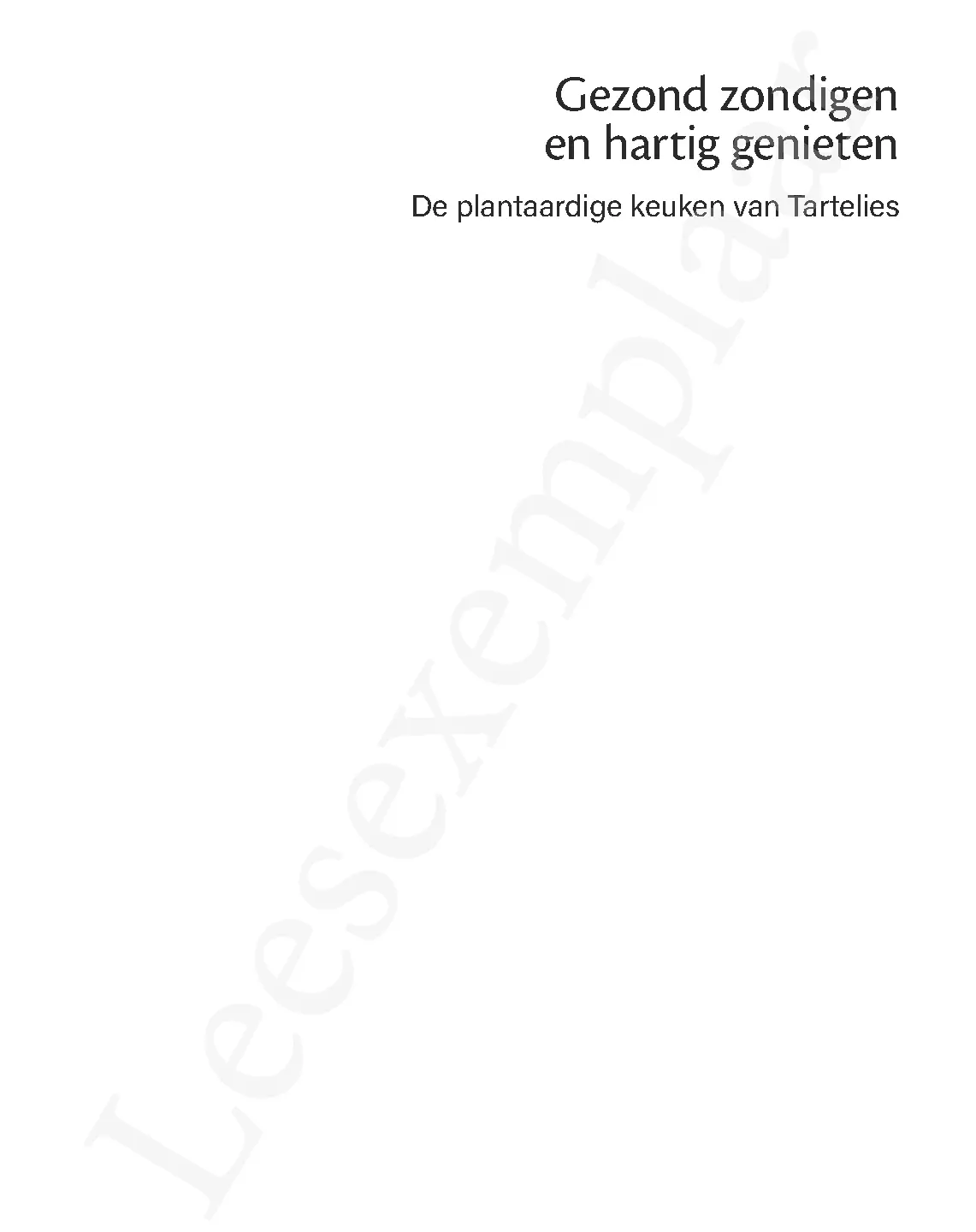 Voorbeeld pagina