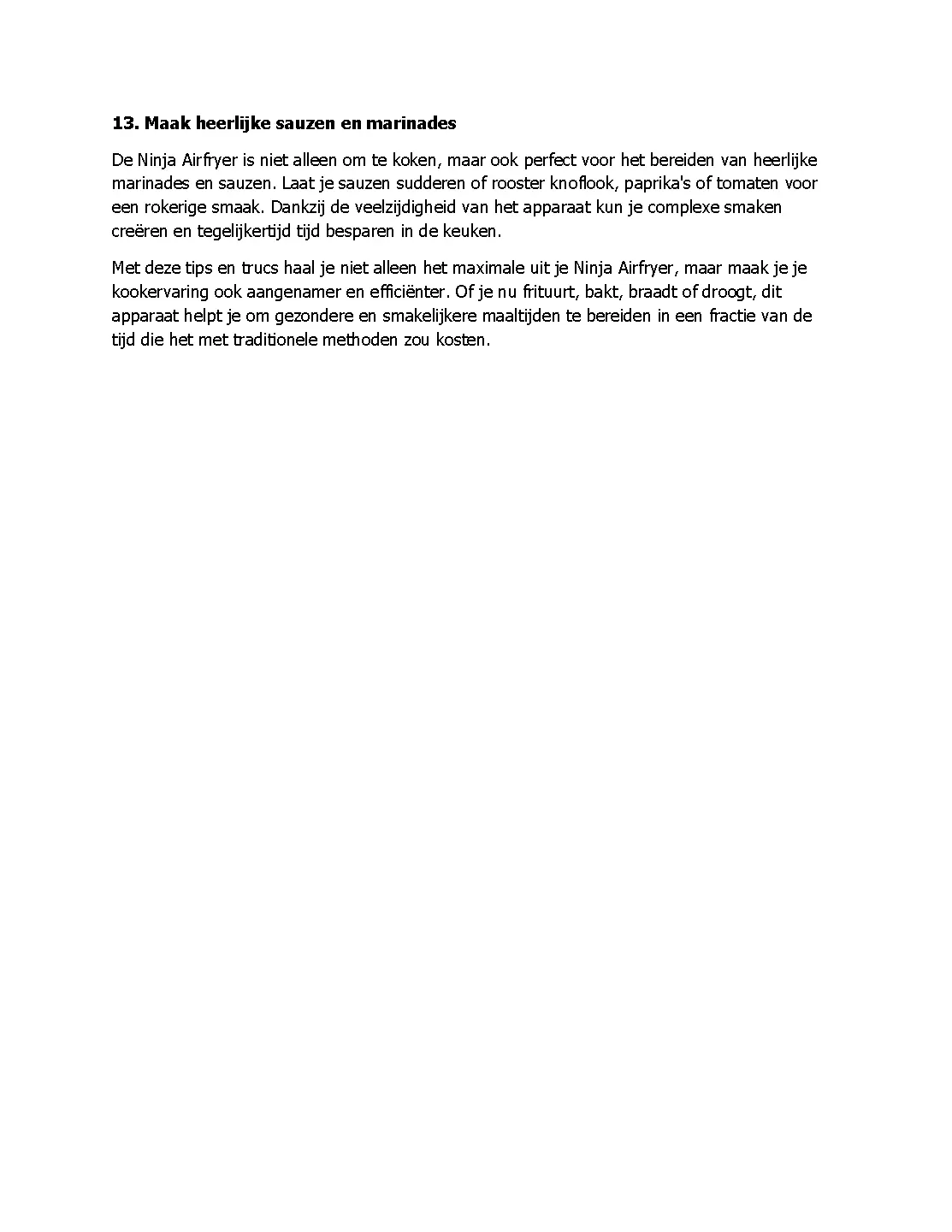 Voorbeeld pagina