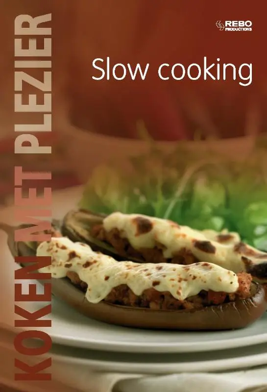 Cover van Slow cooking set 3 ex