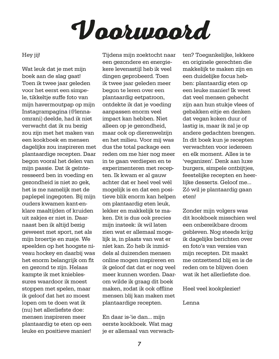 Voorbeeld pagina