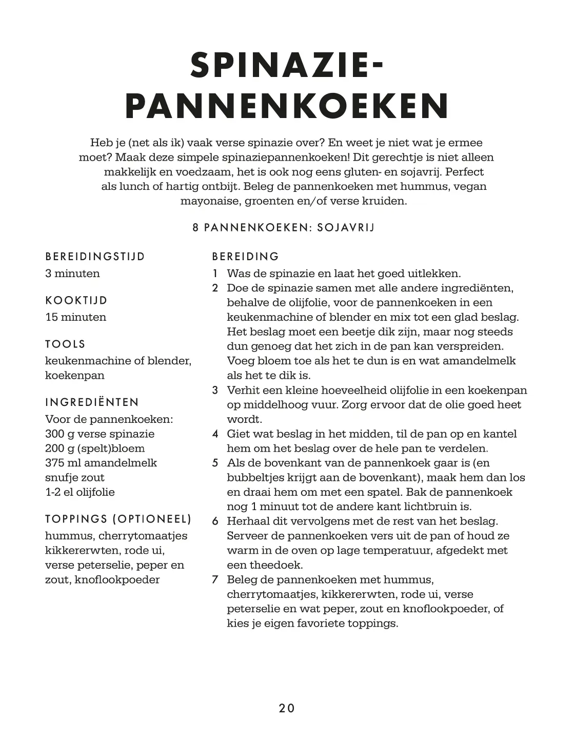 Voorbeeld pagina