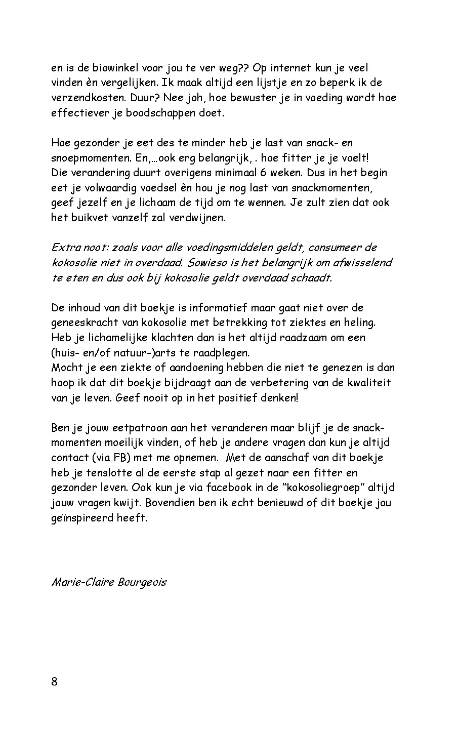 Voorbeeld pagina