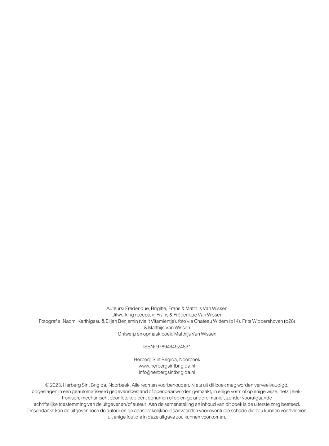 Voorbeeld pagina