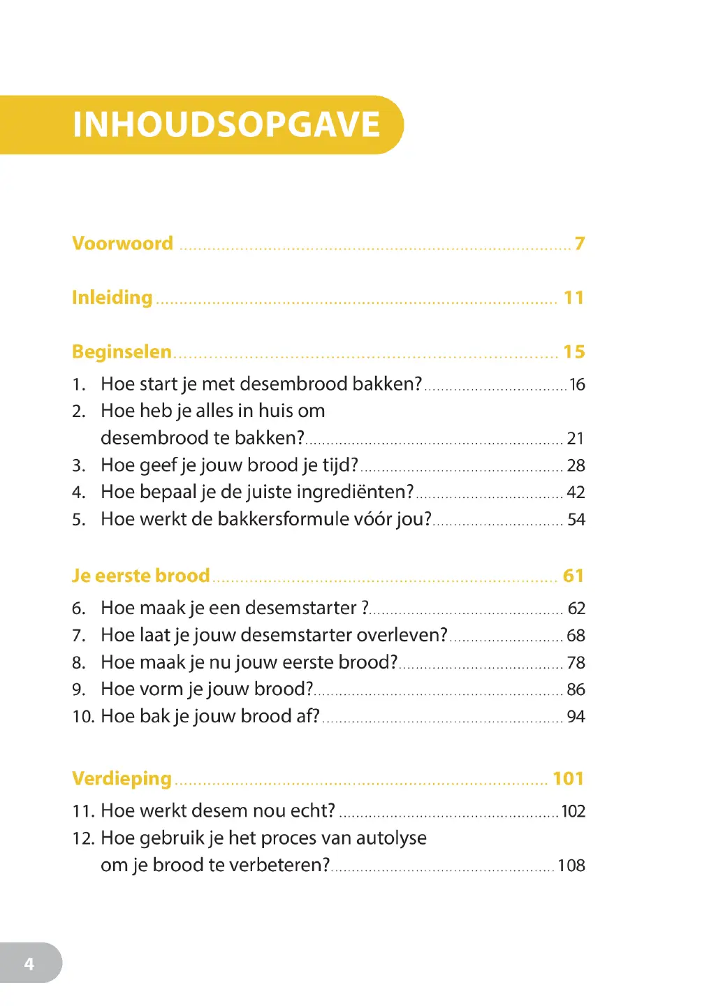 Voorbeeld pagina