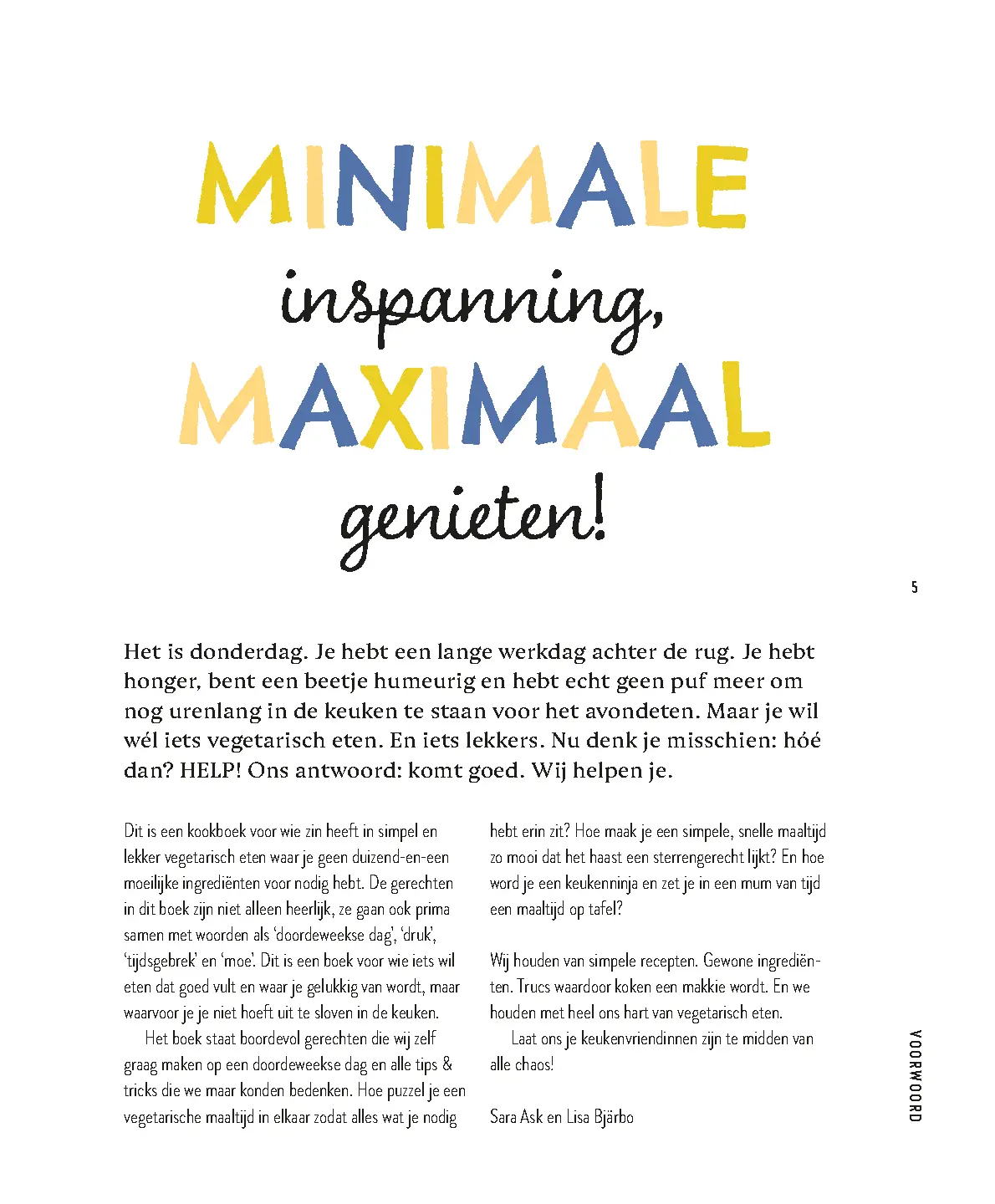 Voorbeeld pagina