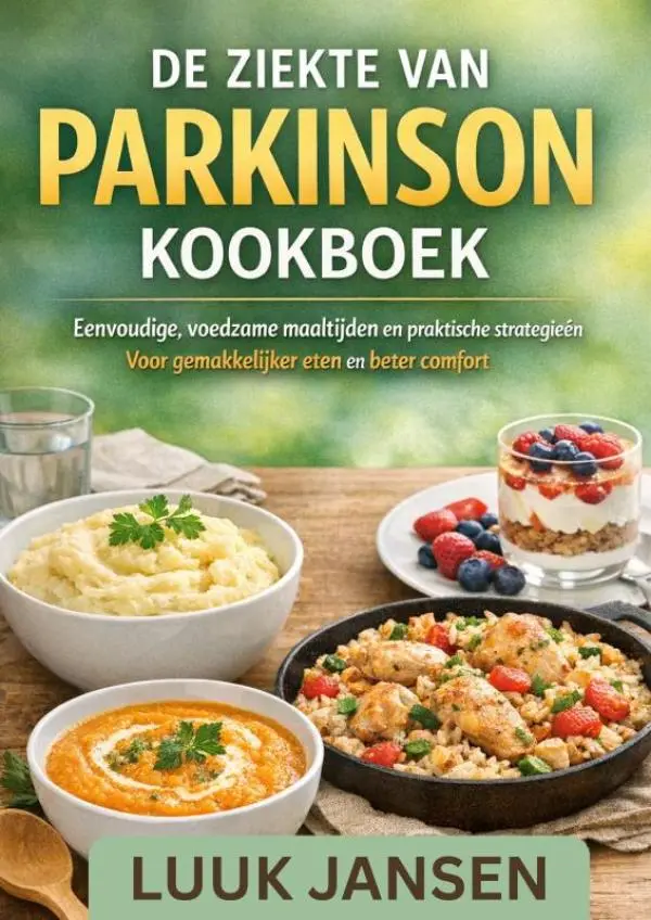 Cover van DE ZIEKTE VAN PARKINSON KOOKBOEK