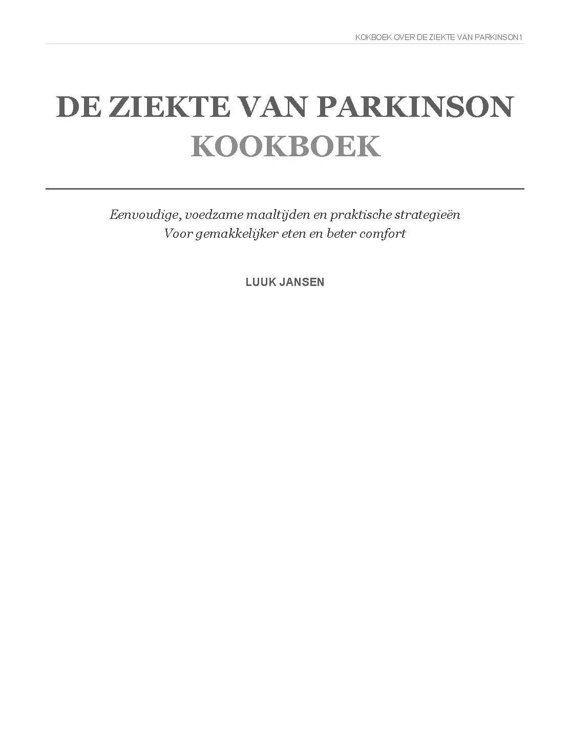 Voorbeeld pagina