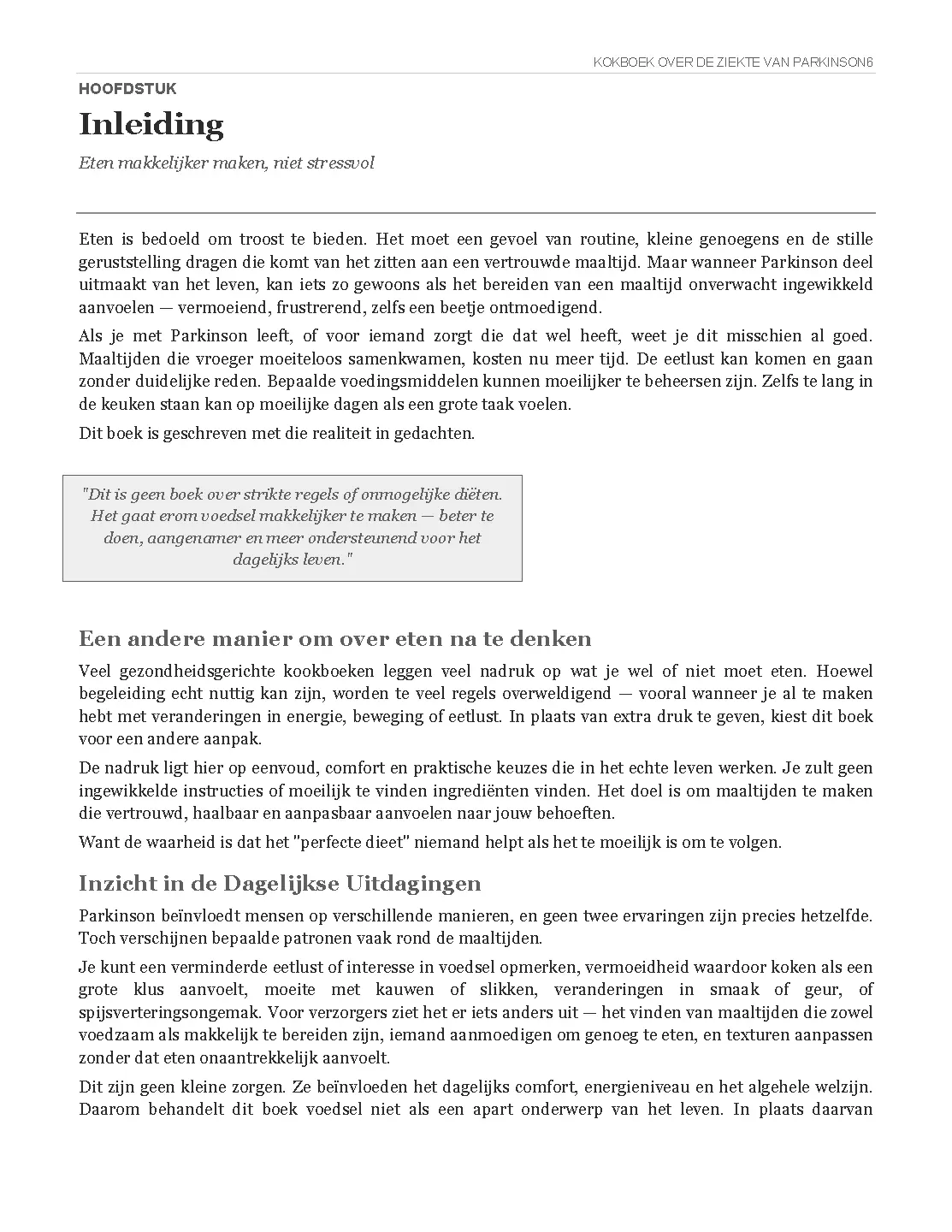 Voorbeeld pagina