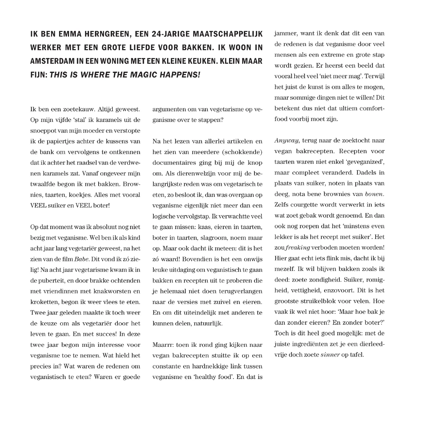 Voorbeeld pagina