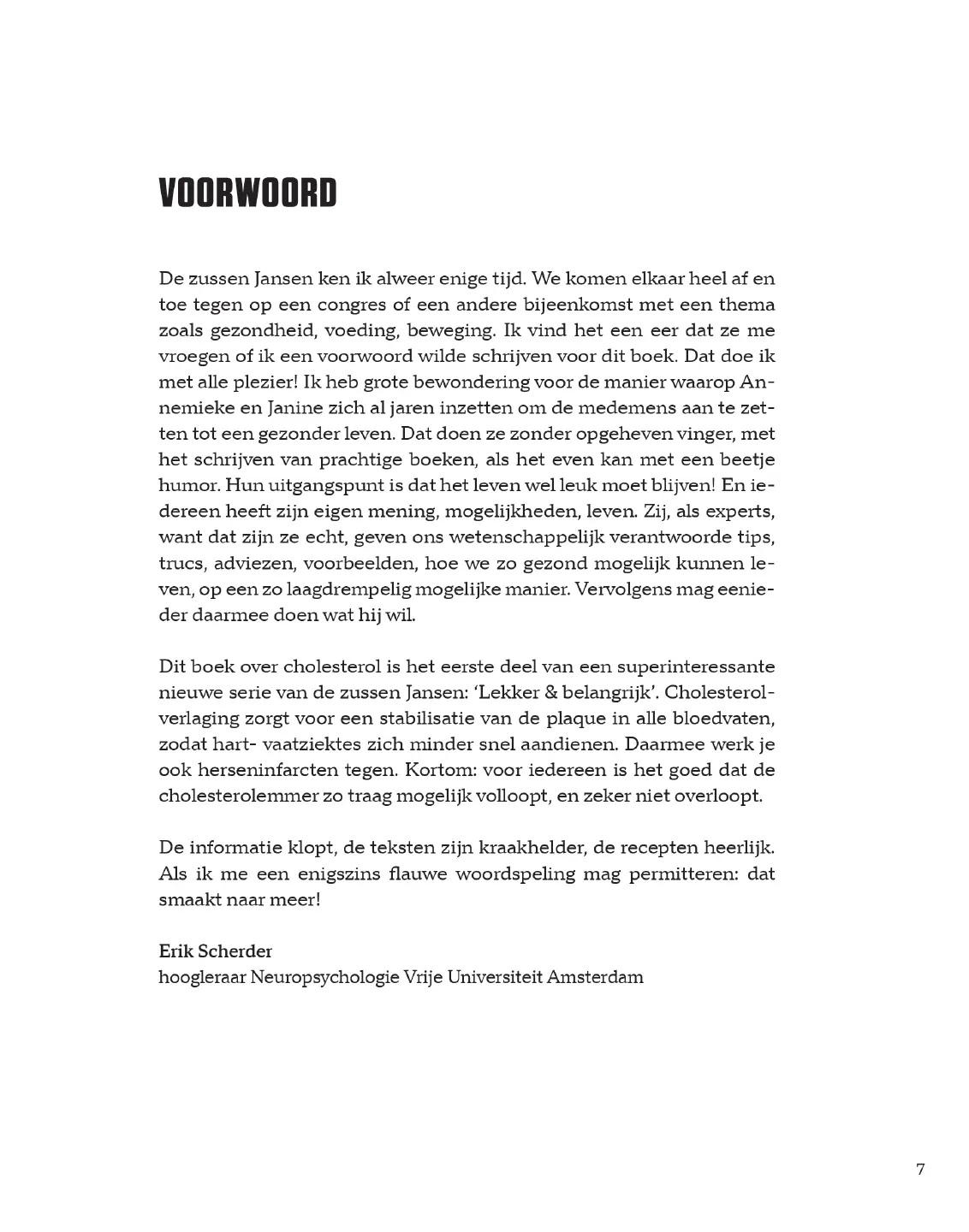 Voorbeeld pagina