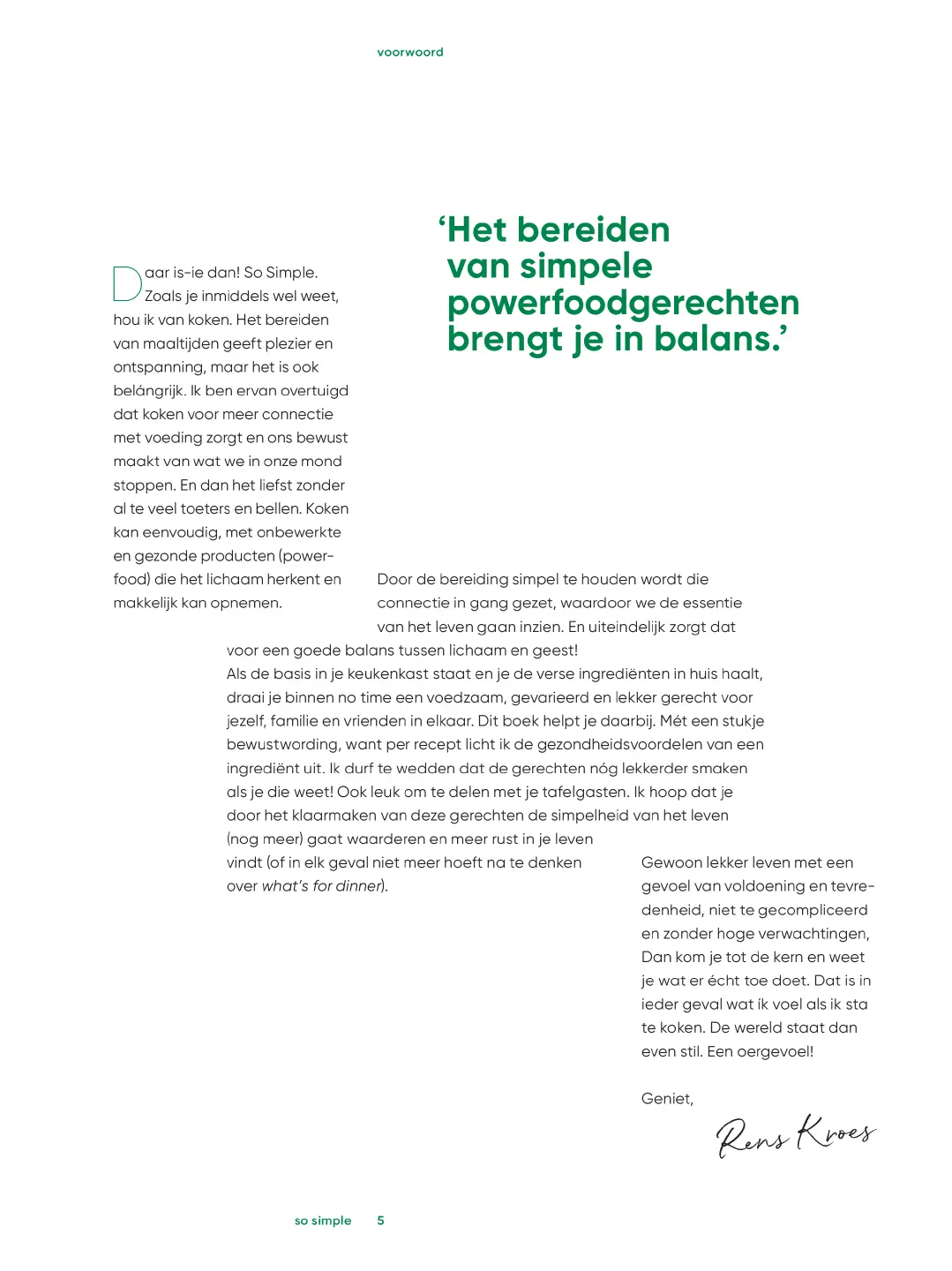Voorbeeld pagina