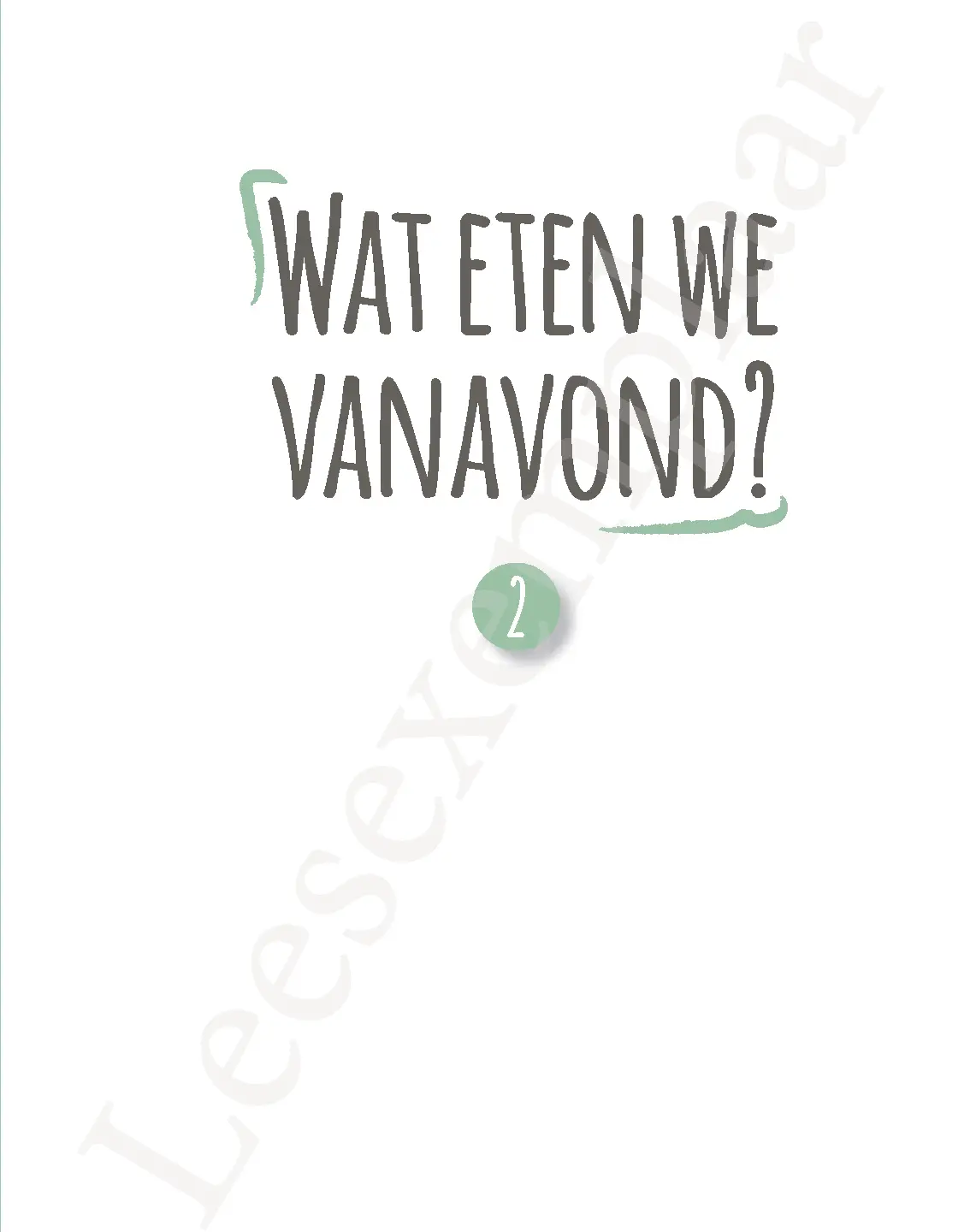 Voorbeeld pagina