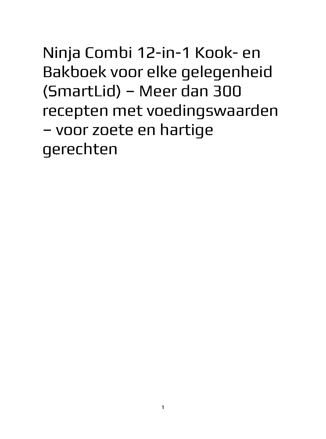 Voorbeeld pagina