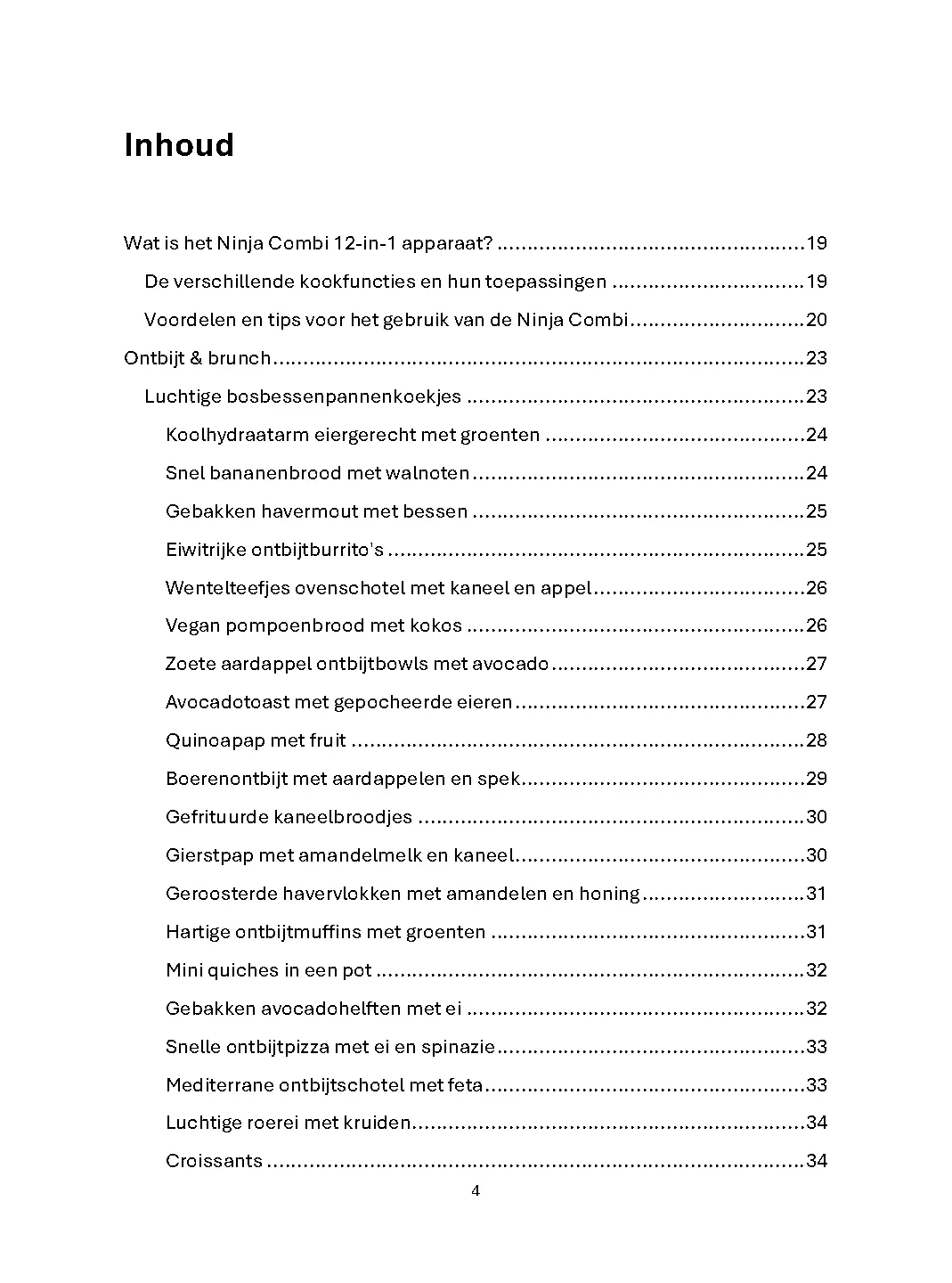 Voorbeeld pagina