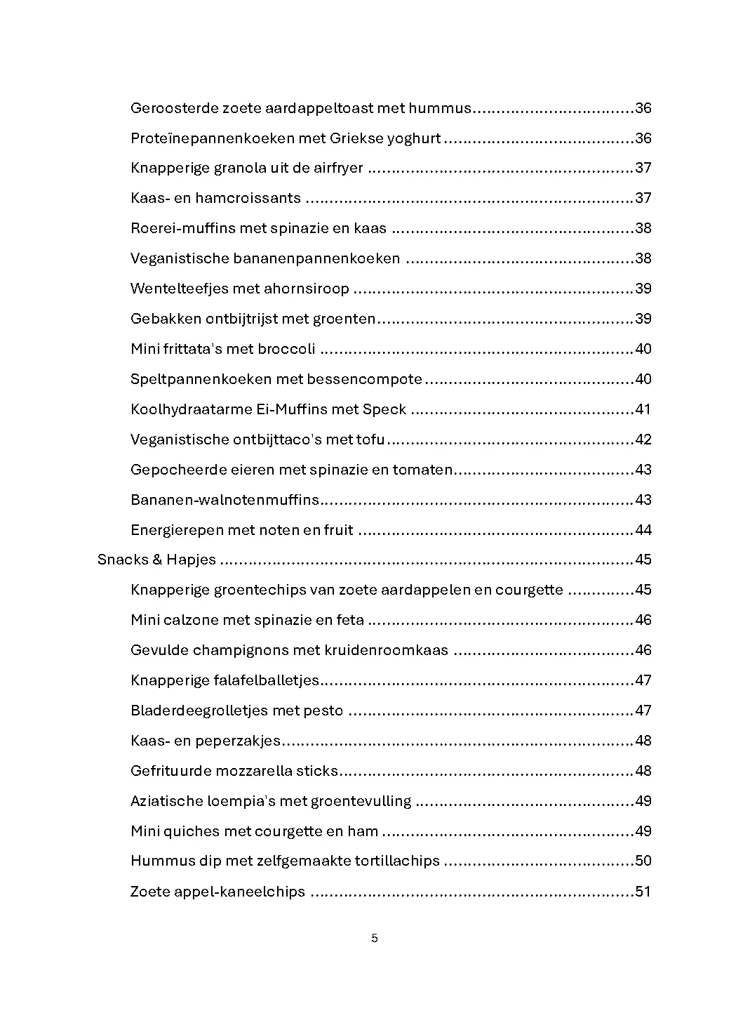Voorbeeld pagina