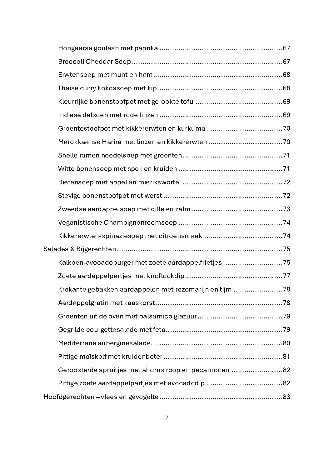 Voorbeeld pagina