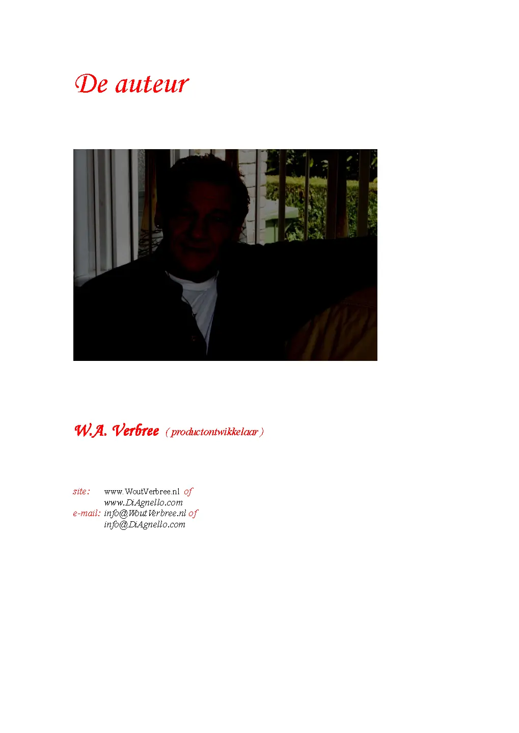 Voorbeeld pagina
