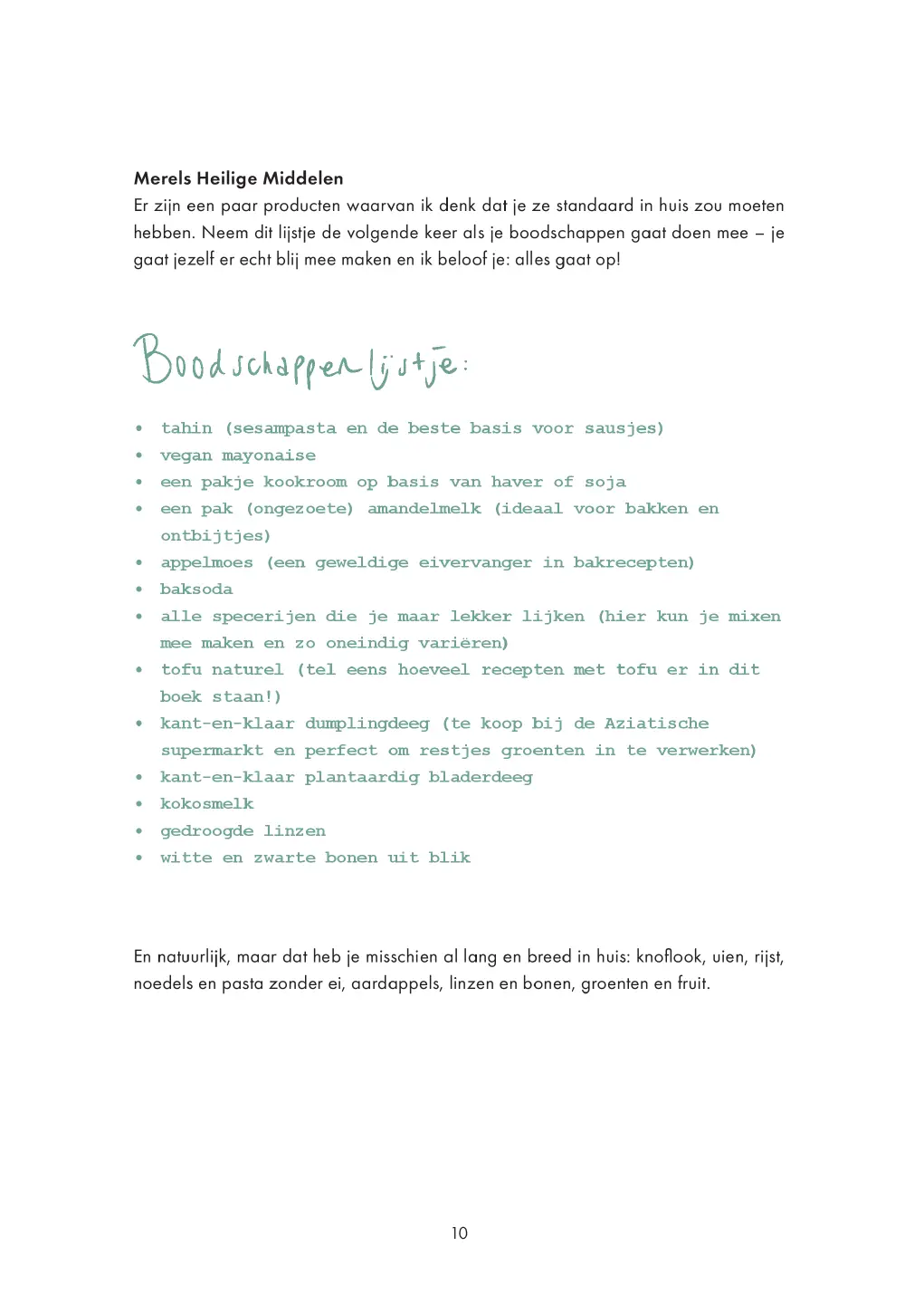 Voorbeeld pagina