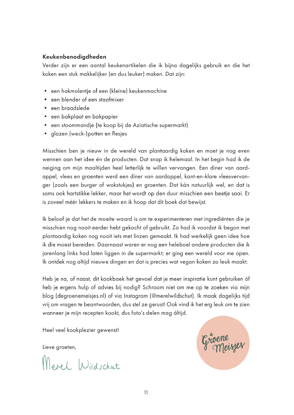 Voorbeeld pagina