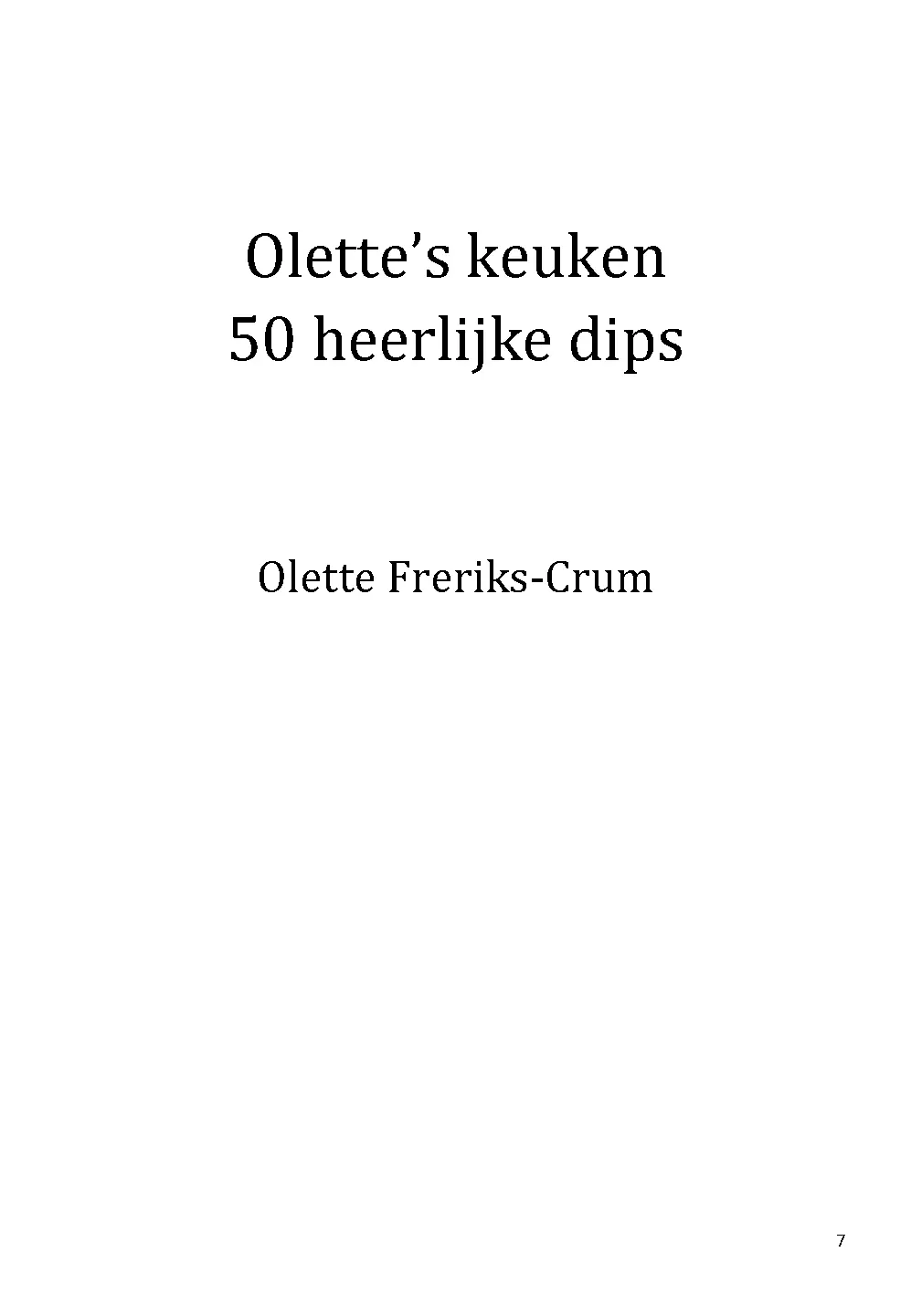 Voorbeeld pagina