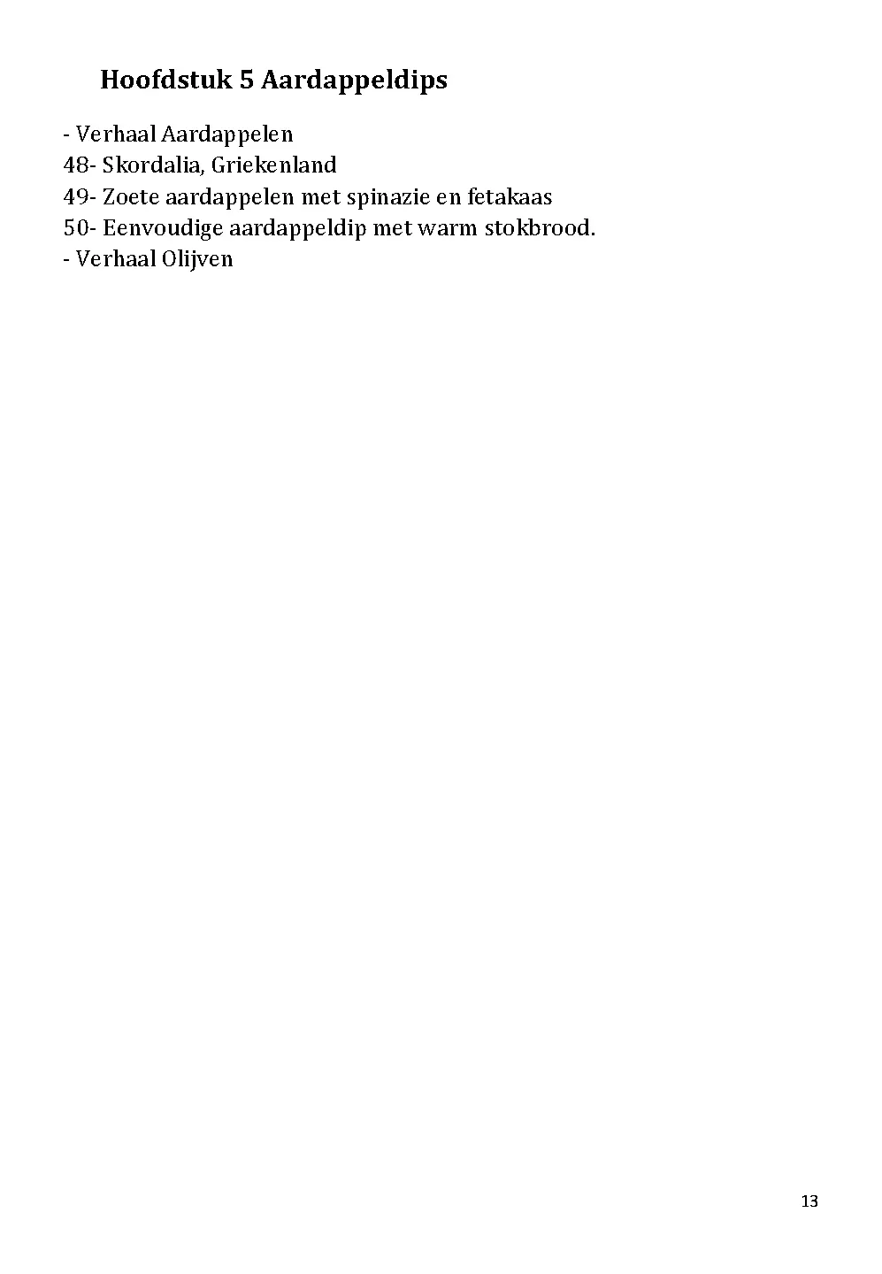 Voorbeeld pagina