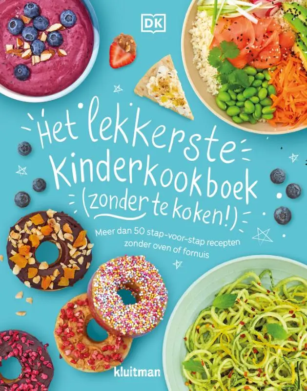 Cover van Het lekkerste kinderkookboek (zonder te koken!)