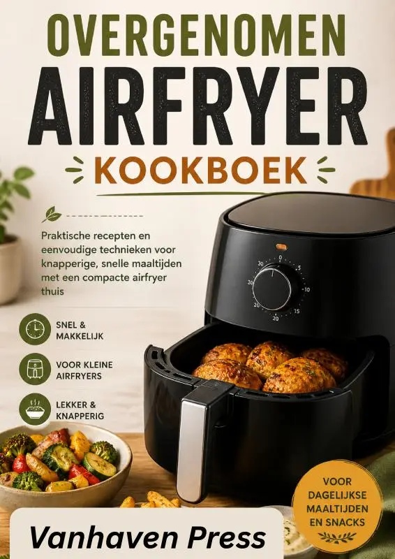 Cover van OVERGENOMEN AIRFRYER KOOKBOEK