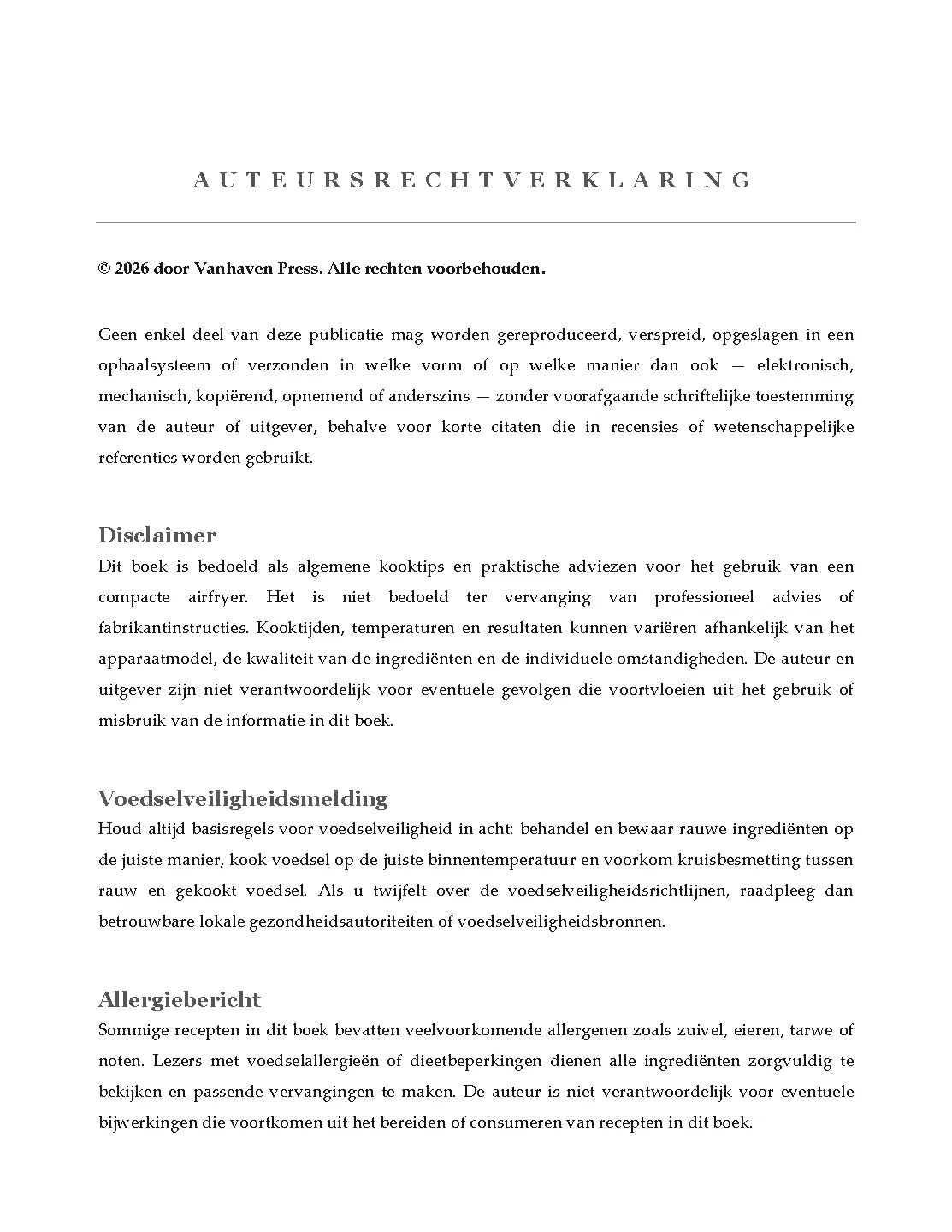 Voorbeeld pagina