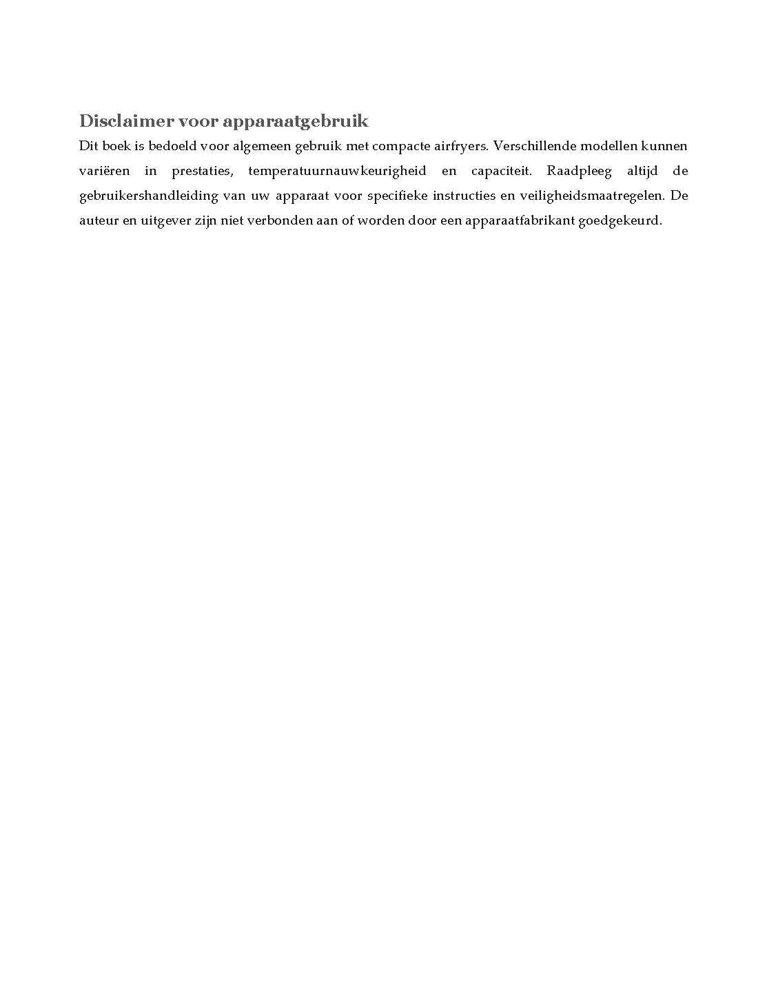 Voorbeeld pagina