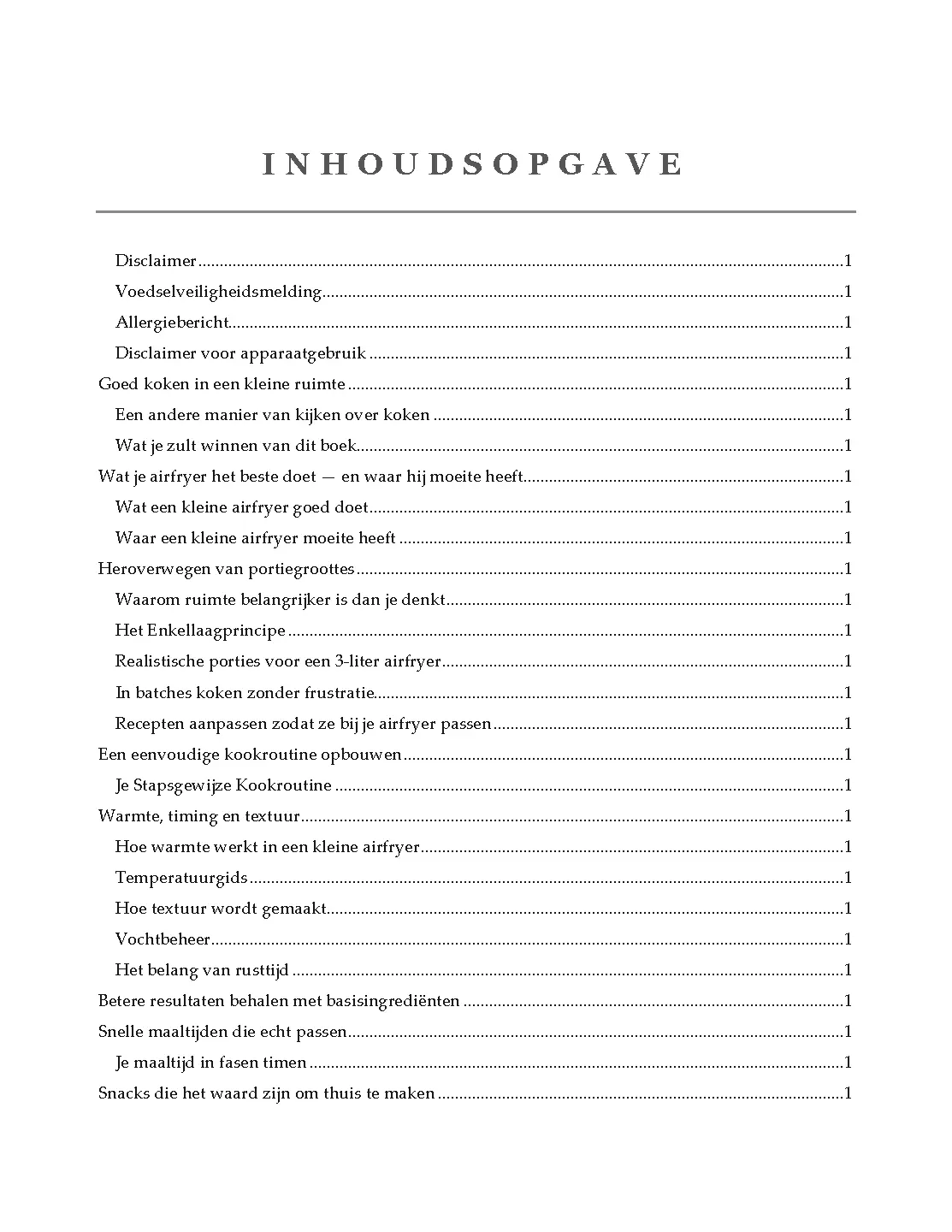 Voorbeeld pagina