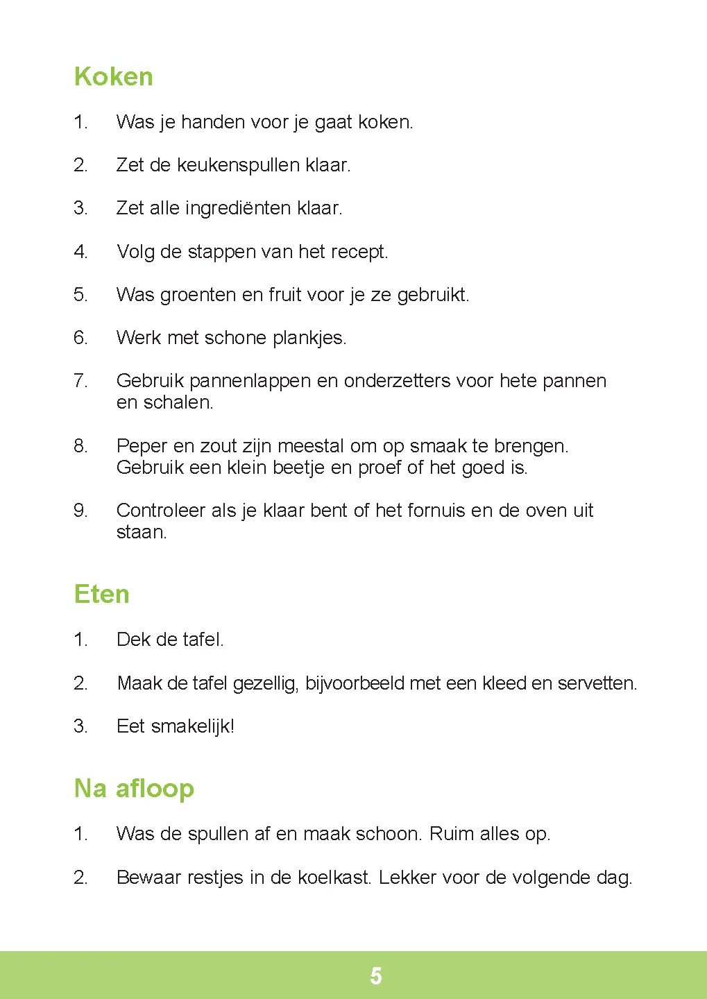 Voorbeeld pagina