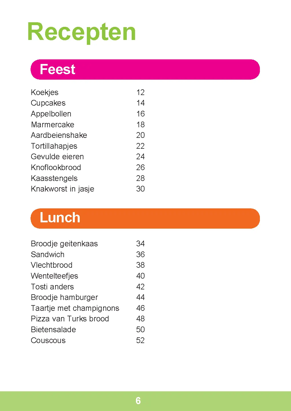 Voorbeeld pagina