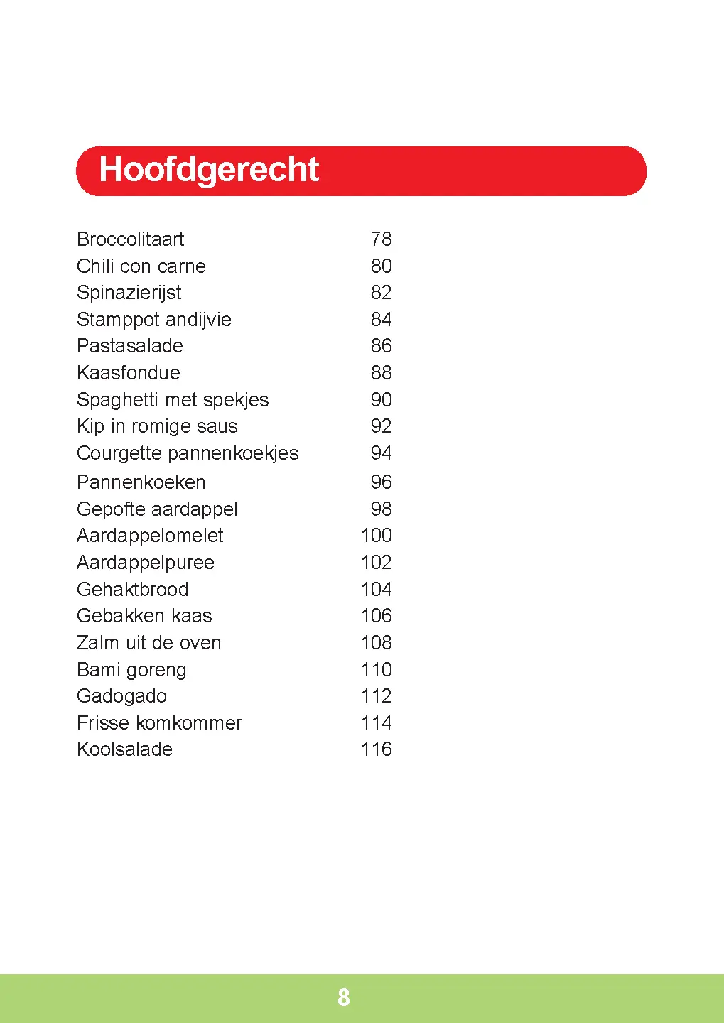 Voorbeeld pagina