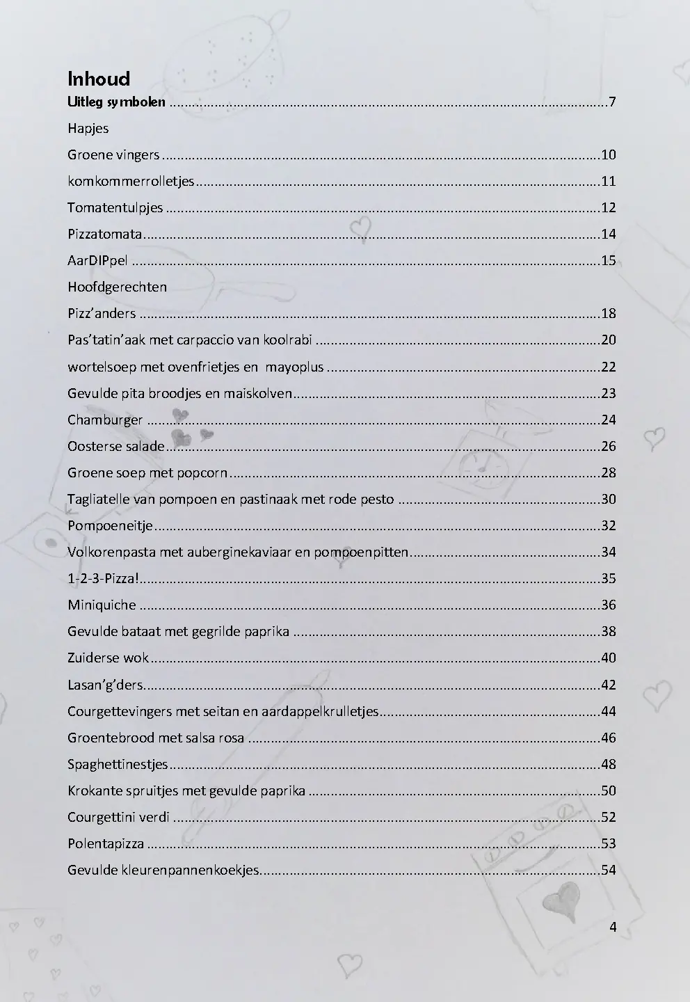 Voorbeeld pagina