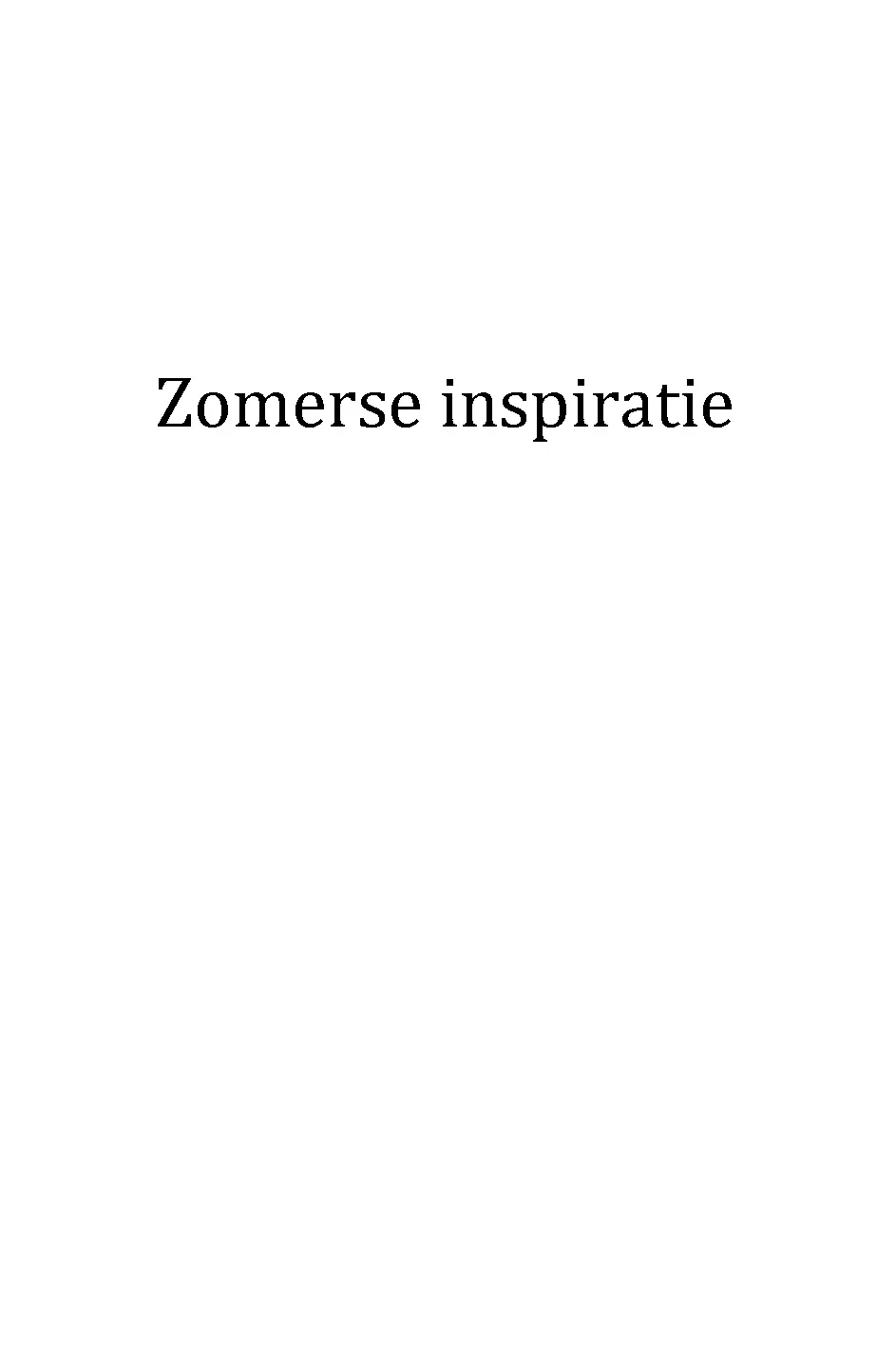 Voorbeeld pagina