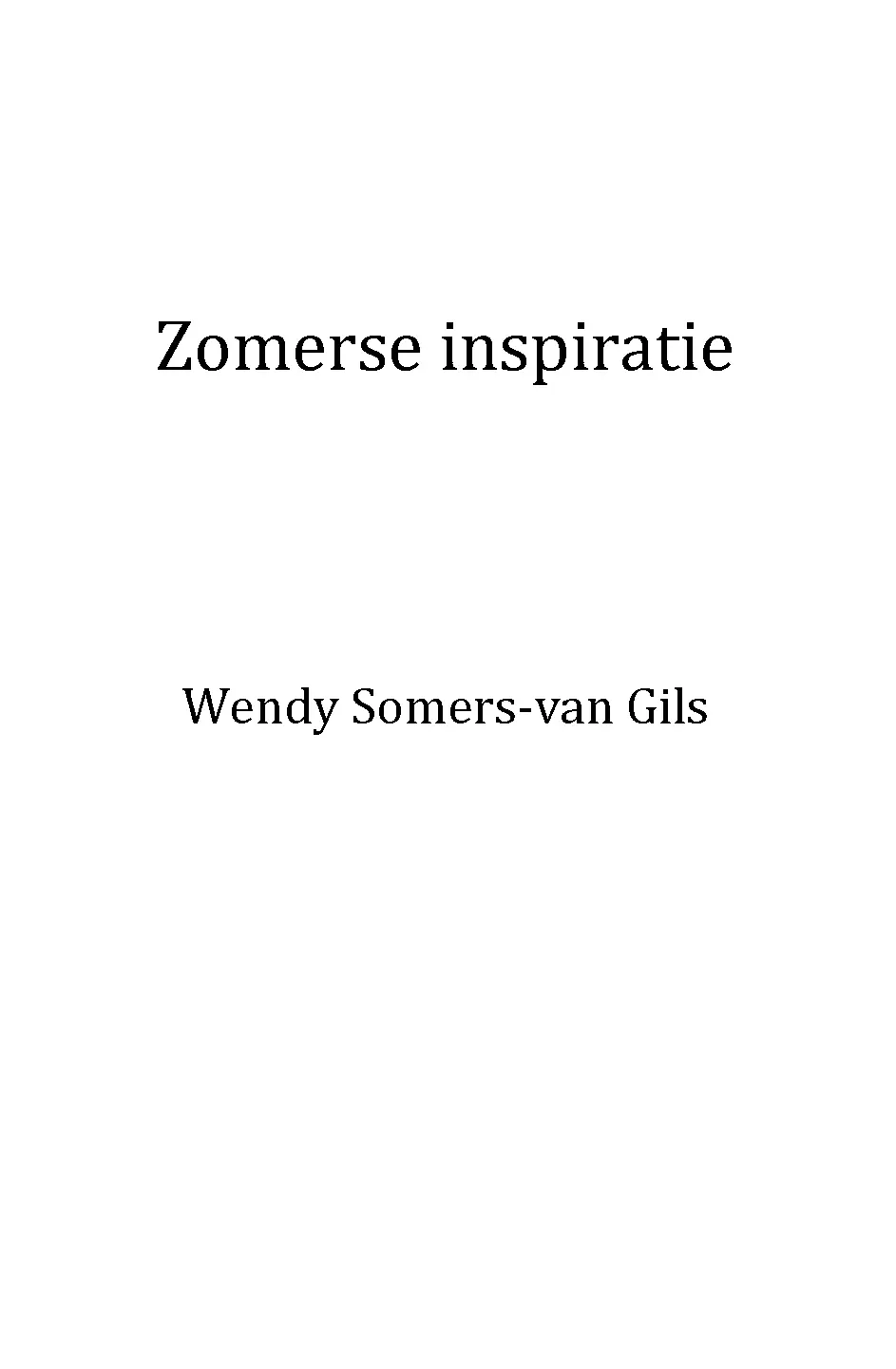 Voorbeeld pagina