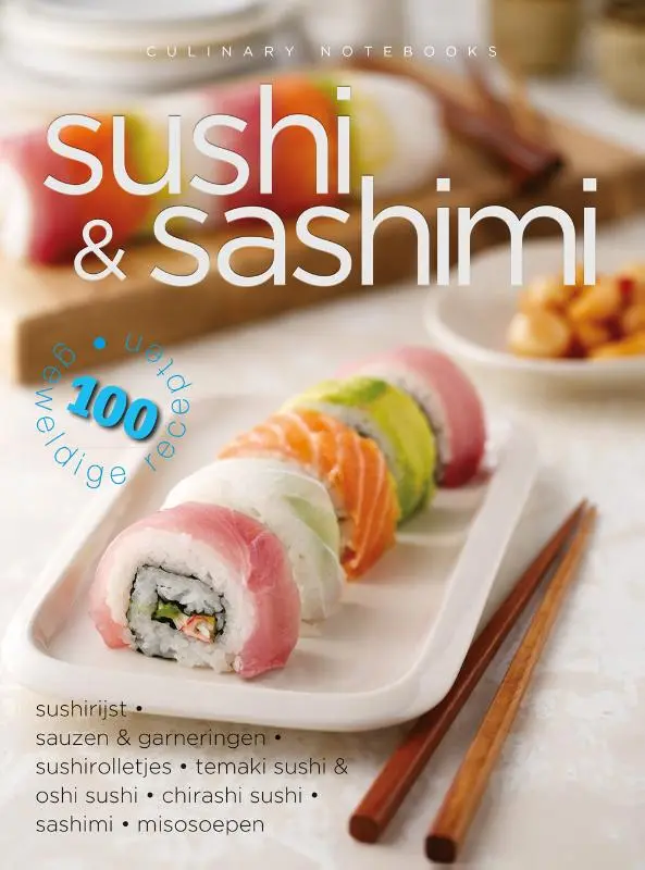 Cover van Culinary notebooks Sushi & Sashimi