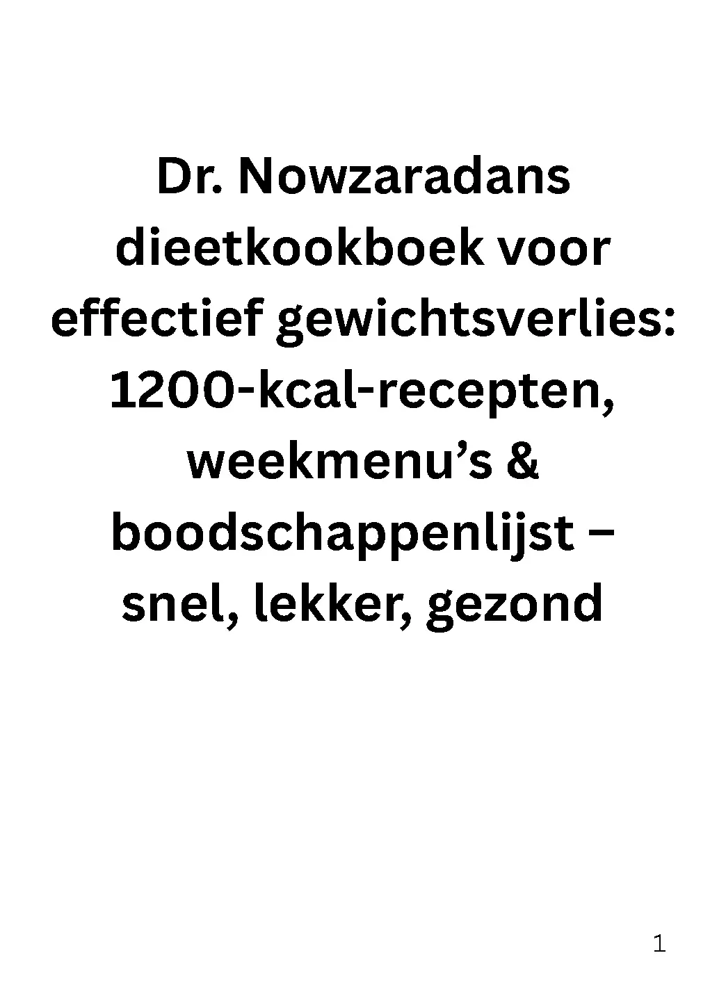 Voorbeeld pagina
