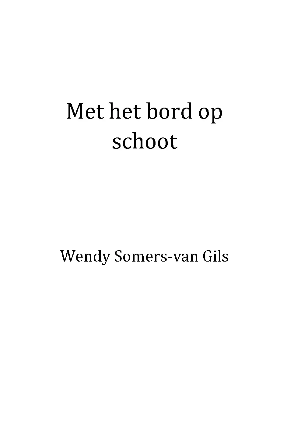 Voorbeeld pagina