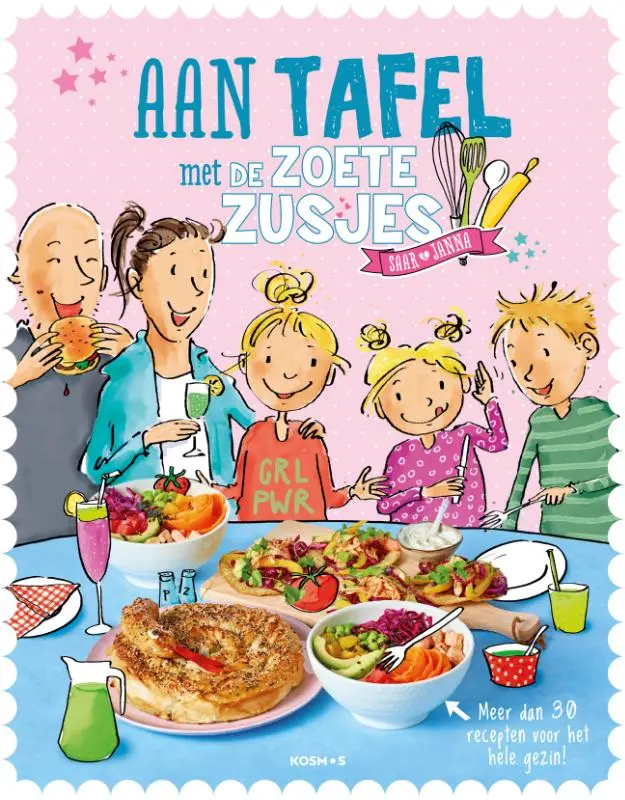 Cover van Aan tafel met de Zoete Zusjes