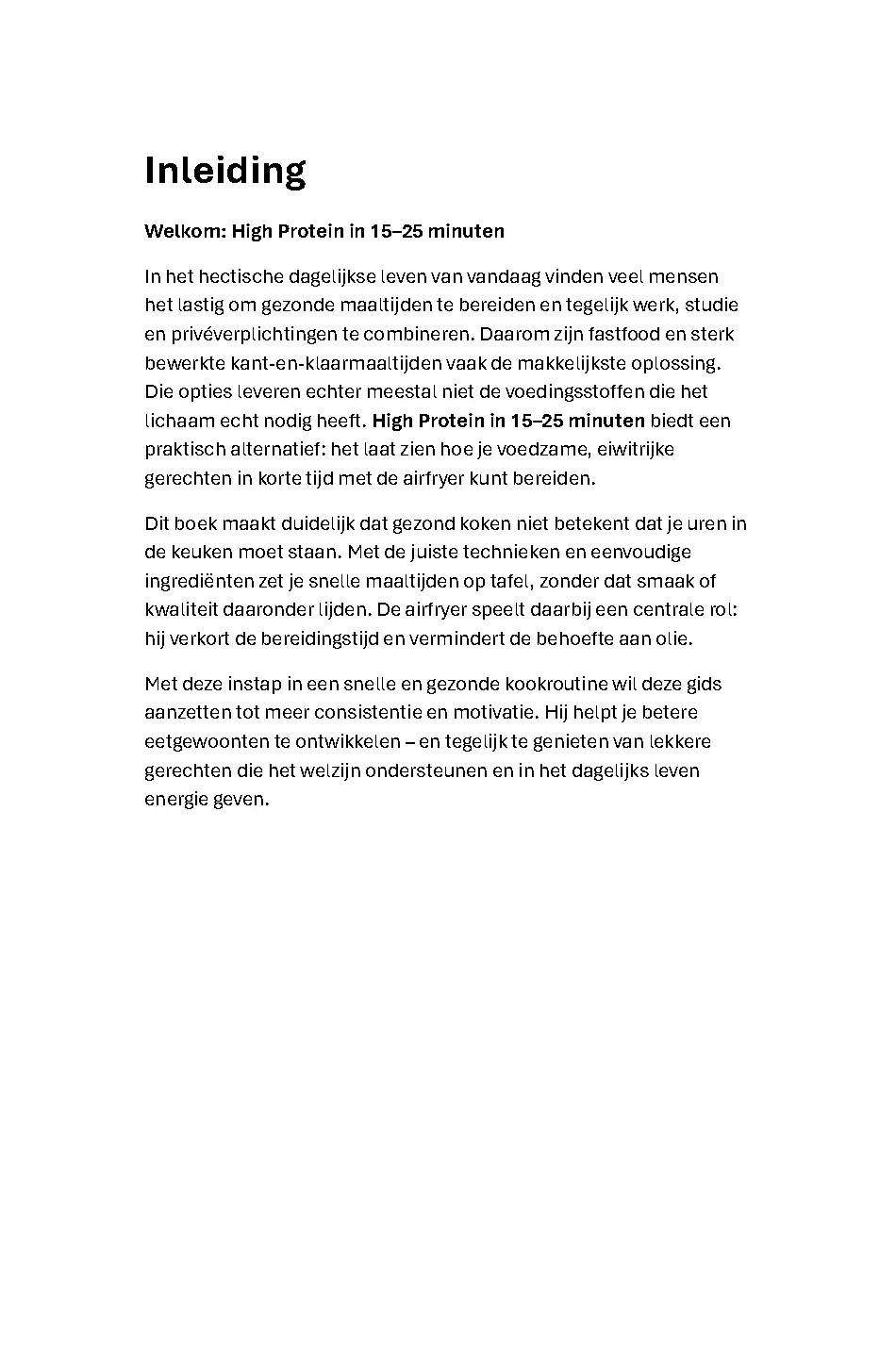 Voorbeeld pagina