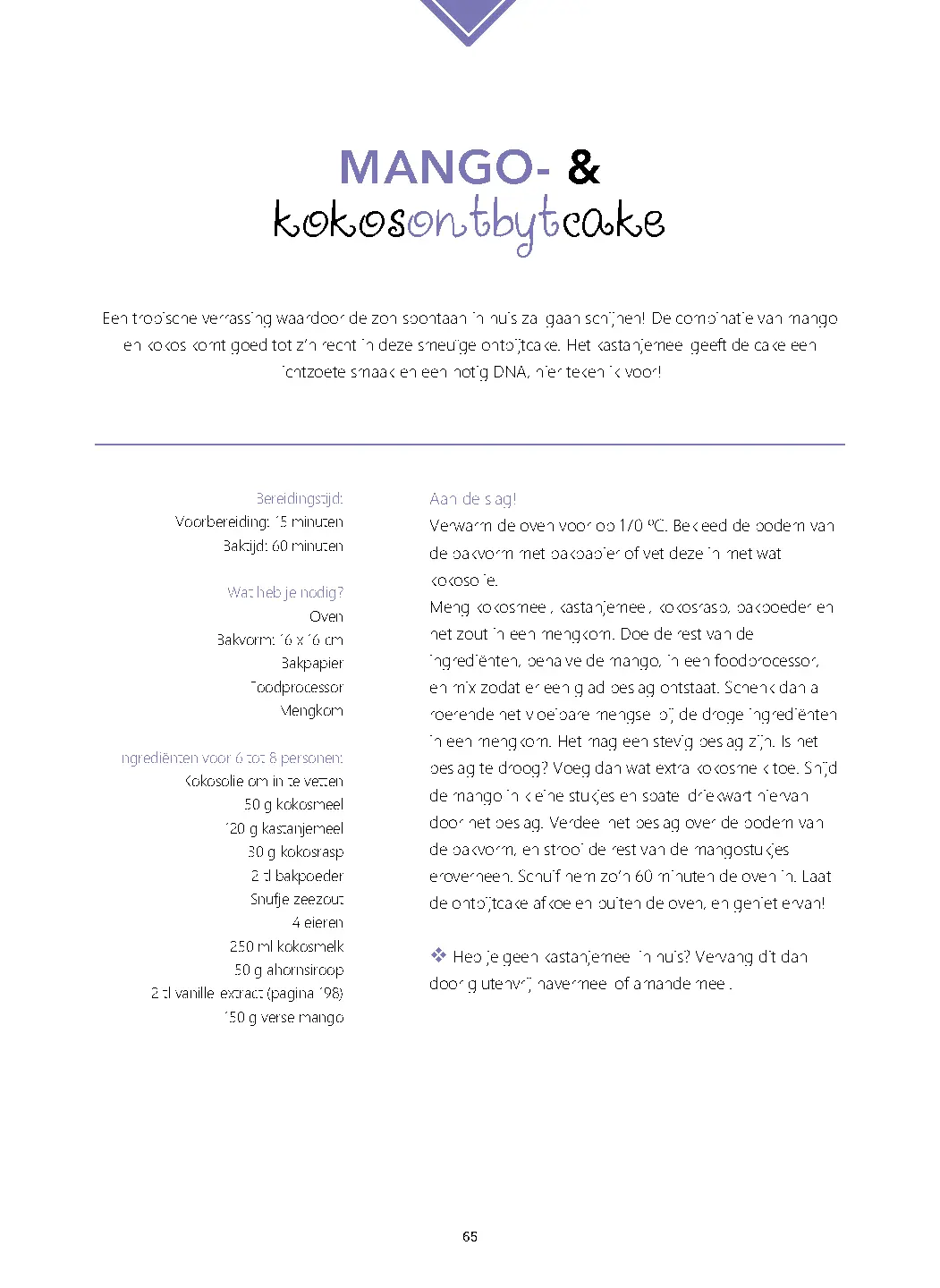 Voorbeeld pagina