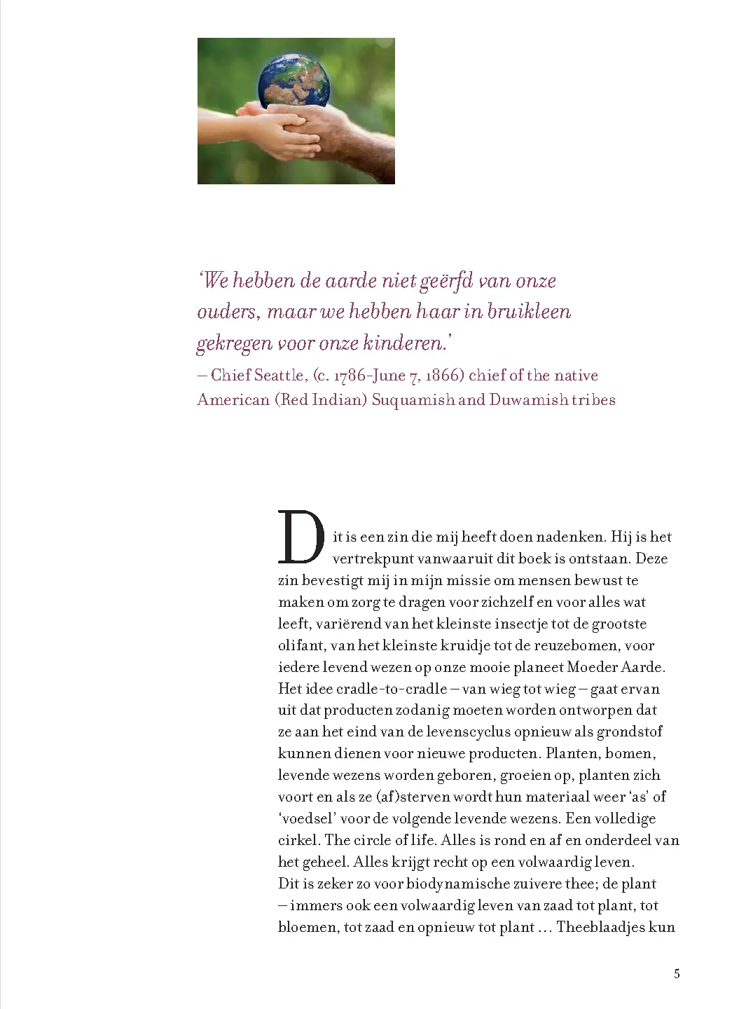 Voorbeeld pagina