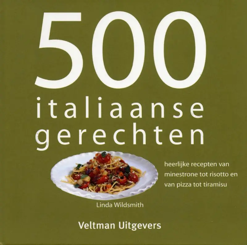 Cover van 500 Italiaanse gerechten