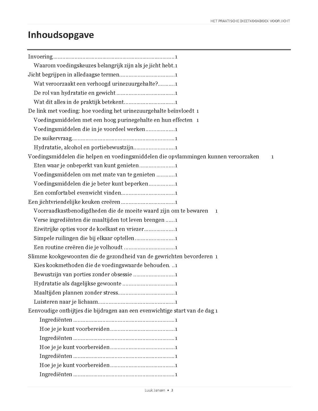 Voorbeeld pagina
