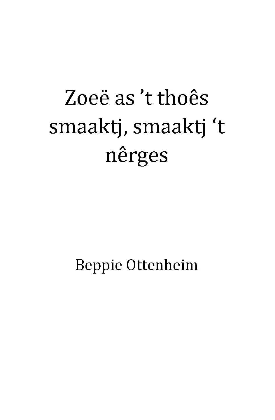 Voorbeeld pagina