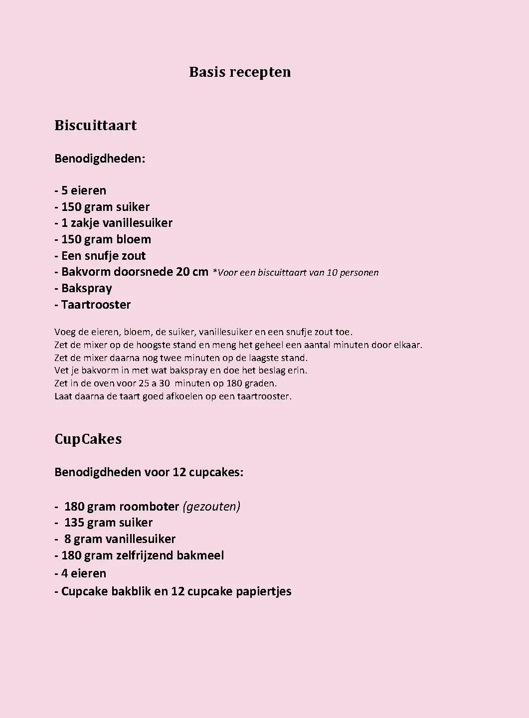 Voorbeeld pagina