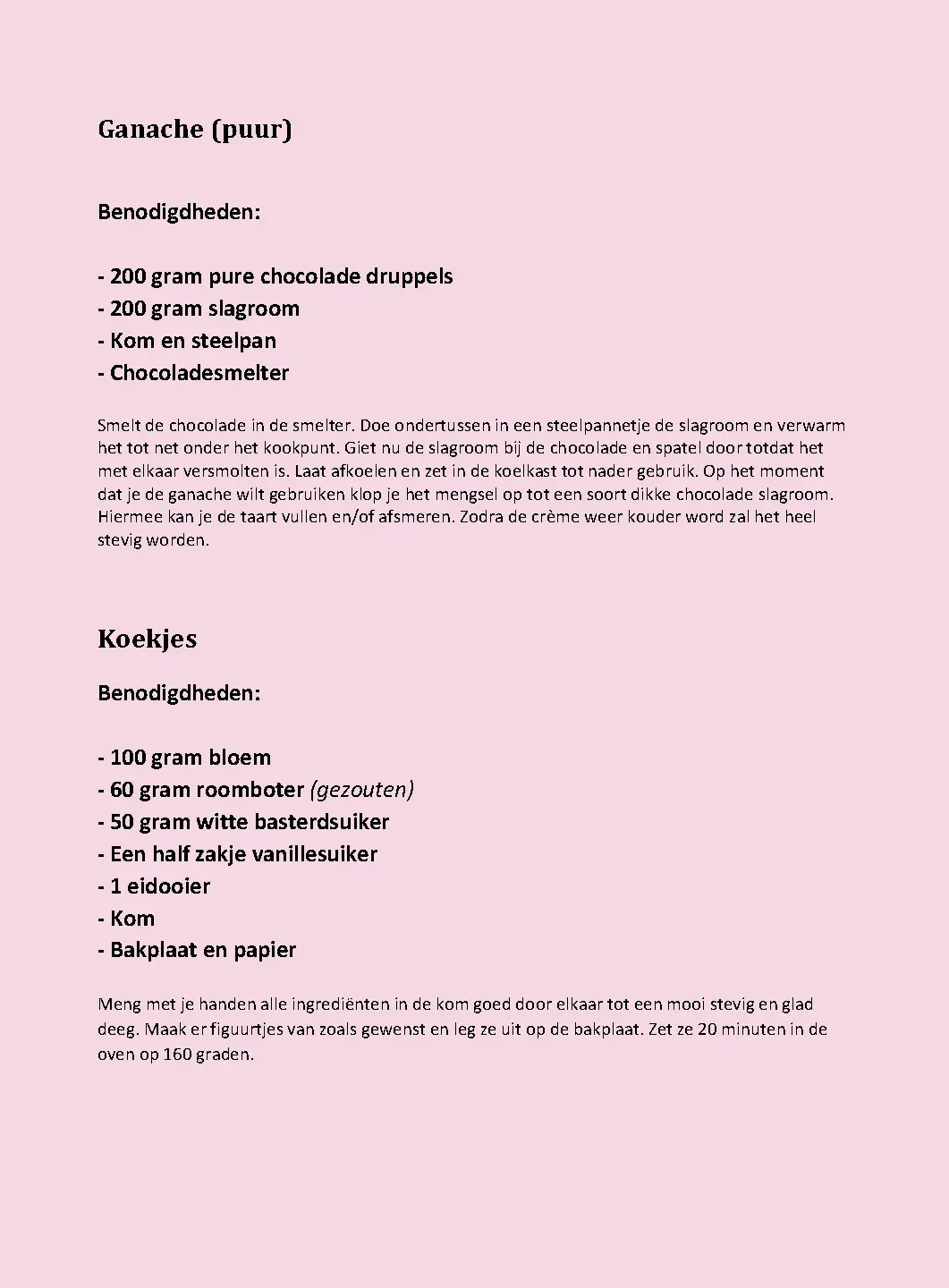 Voorbeeld pagina