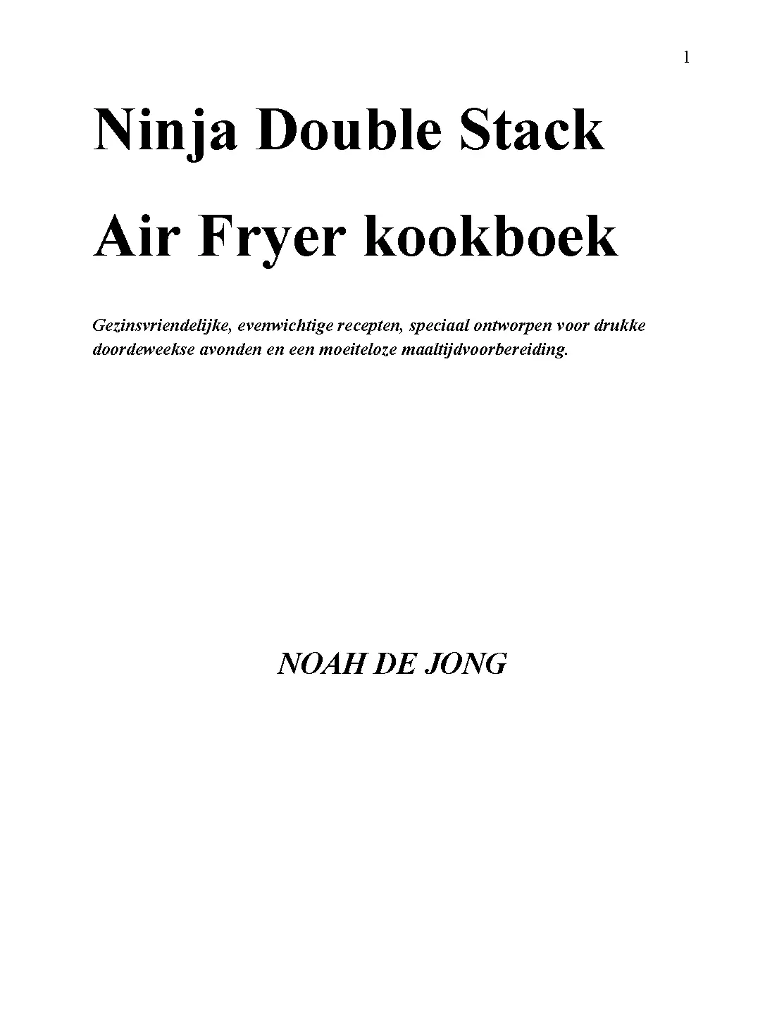 Voorbeeld pagina